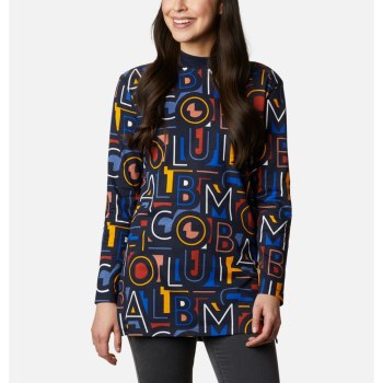 Columbia Ženske Majice S Kapuljačom - Lodge Hooded Tunic Tamnoplave | UOWF-52360